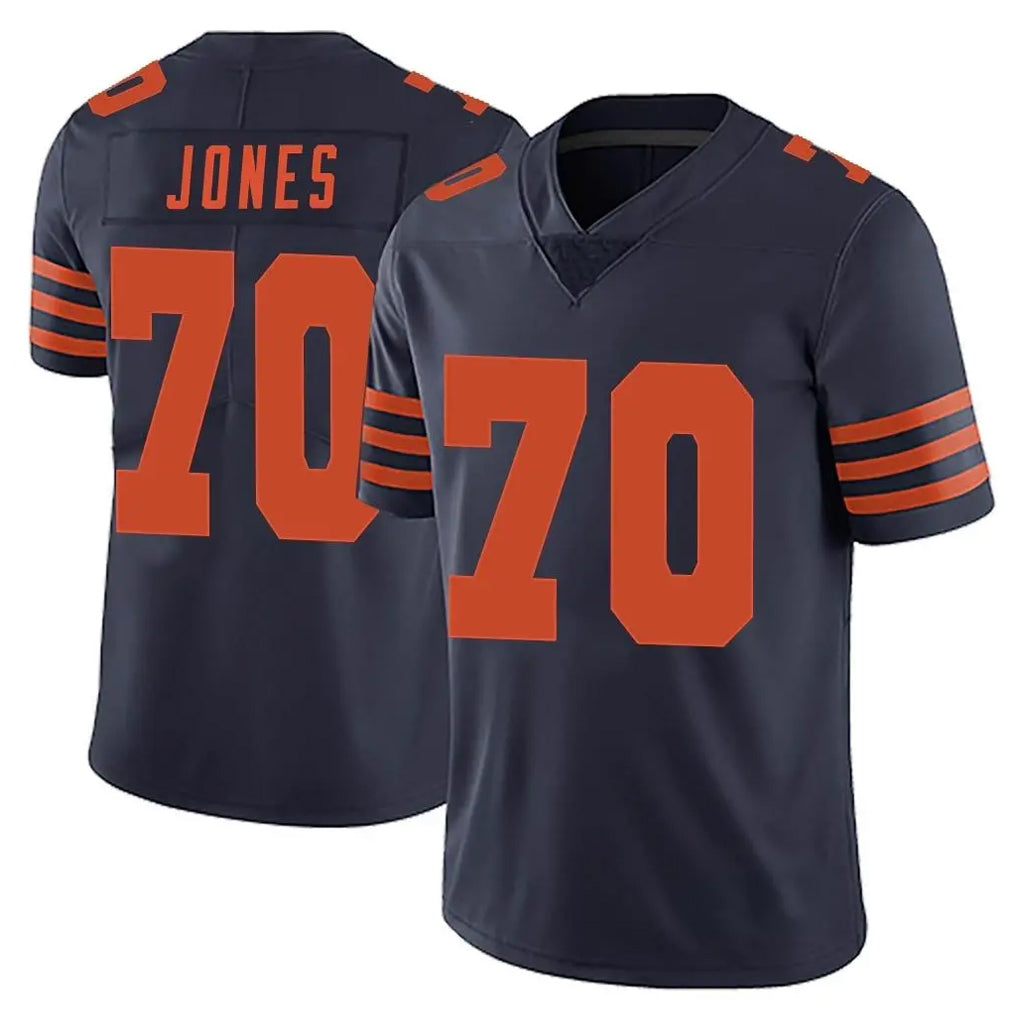 C.Bears #70 Braxton Jones Player Navy Blue Alternate Vapor Untouchable Limited Odoa Stitched Jerseys