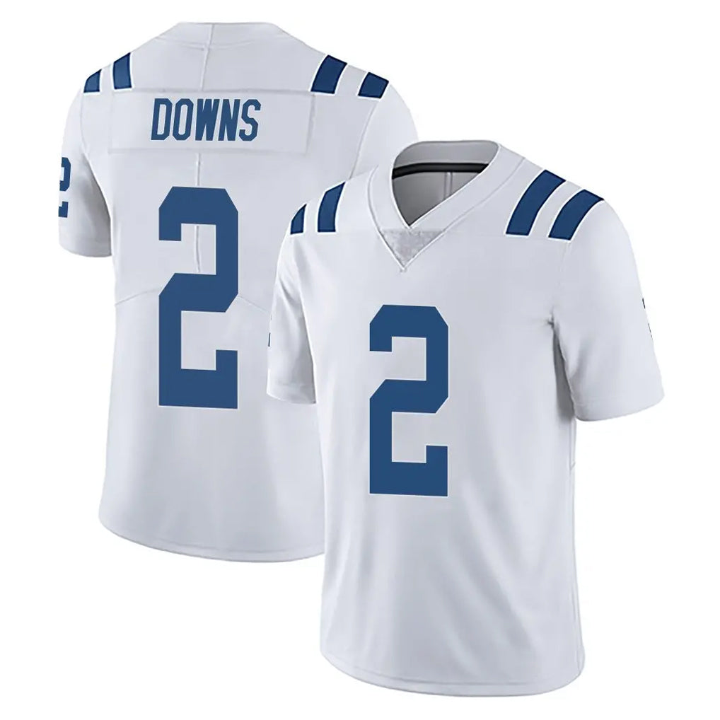 IN.Colts #2 Josh Downs Player White Limited Vapor Untouchable Home Game Odoa Stitched Jerseys