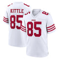 SF.49ers #85 George Kittle Player White Game Home Odoa Stitched Jerseys