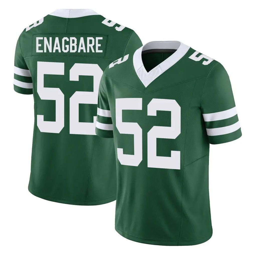NY.Jets #52 Kingsley Enagbare Player Green Legacy Limited Vapor F.U.S.E. Home Game Odoa Stitched Jerseys