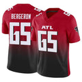A.Falcons #65 Matthew Bergeron Player Red Vapor F.U.S.E. Limited Home Game Odoa Stitched Jerseys