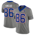 B.Bills #86 Dalton Kincaid Player Gray Limited Nickel City Home Game Odoa Stitched Jerseys