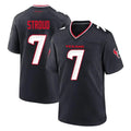 H.Texans #7 CJ Stroud Player Navy Team Home Game Odoa Stitched Jerseys
