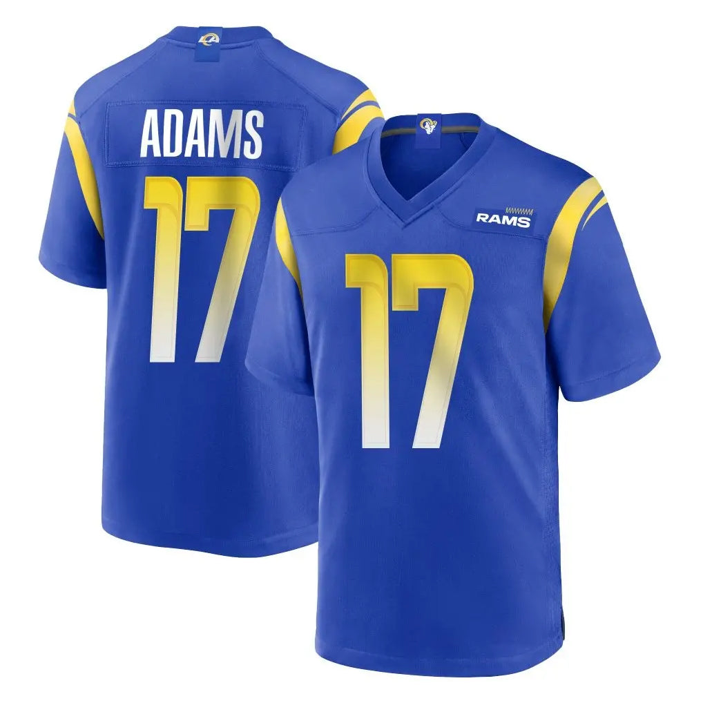 LA.Rams #17 Davante Adams Player Royal Home Game Odoa Stitched Jerseys