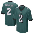 P.Eagles #2 Riq Woolen Player Team Color Green Home Game Odoa Stitched Jerseys