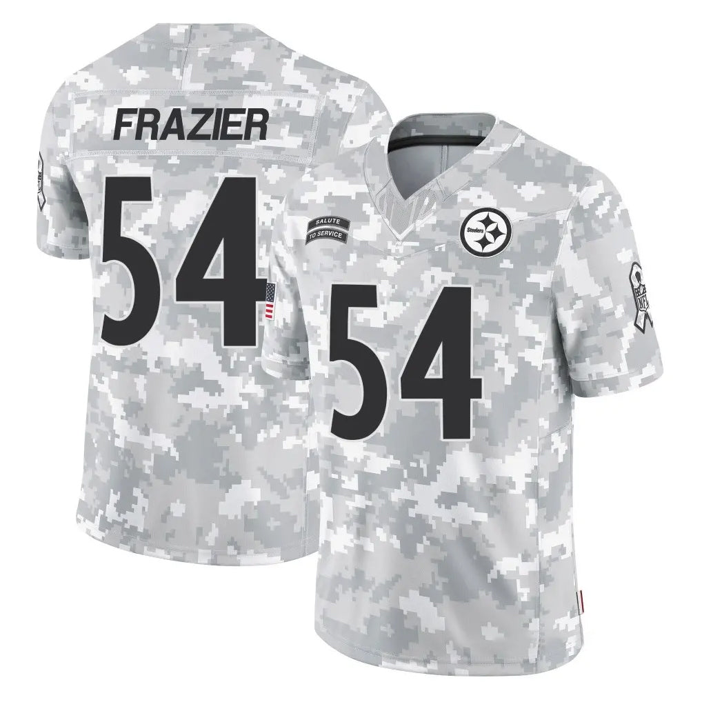 P.Steelers #54 Zach Frazier Player Arctic Camo Limited Salute To Service Home Game Odoa Stitched Jerseys
