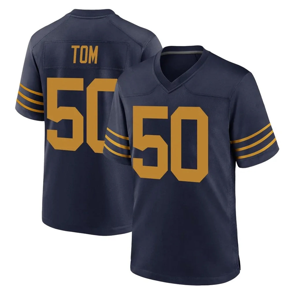 GB.Packers #50 Zach Tom Player Navy The 1923 Classic Home Game Odoa Stitched Jerseys