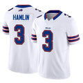 B.Bills #3 Damar Hamlin Player White Vapor F.U.S.E. Limited Odoa Stitched Jerseys