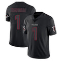 A.Falcons #1 Tua Tagovailoa Player Black Impact Limited Game Odoa Stitched Jerseys
