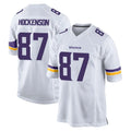 M.Vikings #87 T.J. Hockenson Player White Home Game Odoa Stitched Jerseys
