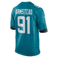 Odoa J.Jaguars #91 Arik Armstead Teal Team Game Jersey