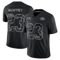 Odoa SF.49ers #23 Christian McCaffrey Player Black Limited 2026 Salute to Service Home Game Stitched Jerseys