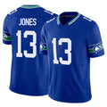 S.Seahawks #13 Ernest Jones IV Player Royal Limited Throwback Vapor F.U.S.E. Home Game Odoa Stitched Jerseys