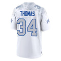 B.Bills #34 Thurman Thomas Player White Rivalries Collection Game Odoa Stitched Jerseys