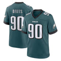 P.Eagles #90 Jordan Davis Player Green Home Game Odoa Stitched Jerseys