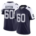 D.Cowboys #60 Tyler Guyton Player Navy-White Limited Alternate Vapor F.U.S.E. Home Game Odoa Stitched Jerseys