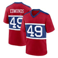 NY.Giants #49 Tremaine Edmunds Player Red Century Home Game Odoa Stitched Jerseys