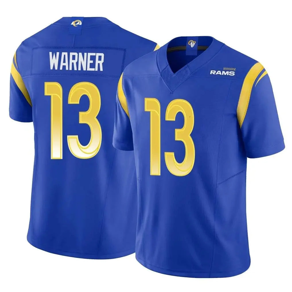 LA.Rams #13 Kurt Warner Player Royal Vapor F.U.S.E. Limited Retired Odoa Stitched Jerseys