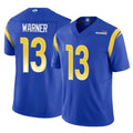 LA.Rams #13 Kurt Warner Player Royal Vapor F.U.S.E. Limited Retired Odoa Stitched Jerseys