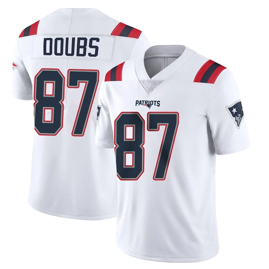 NE.Patriots #87 Romeo Doubs Player White Vapor Untouchable Home Game Odoa Stitched Jerseys