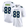 S.Seahawks #88 AJ Barner Player White Tundra Fashion Home Game Odoa Stitched Jerseys