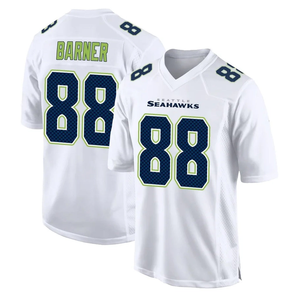 S.Seahawks #88 AJ Barner Player White Tundra Fashion Home Game Odoa Stitched Jerseys