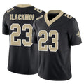 NO.Saints #23 Julian Blackmon Player Black Limited Vapor F.U.S.E. Home Game Odoa Stitched Jerseys