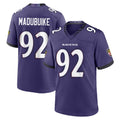 B.Ravens #92 Nnamdi Madubuike Player Purple Home Game Odoa Stitched Jerseys