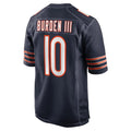 C.Bears #10 Luther Burden III Player Navy Home Game Odoa Stitched Jerseys
