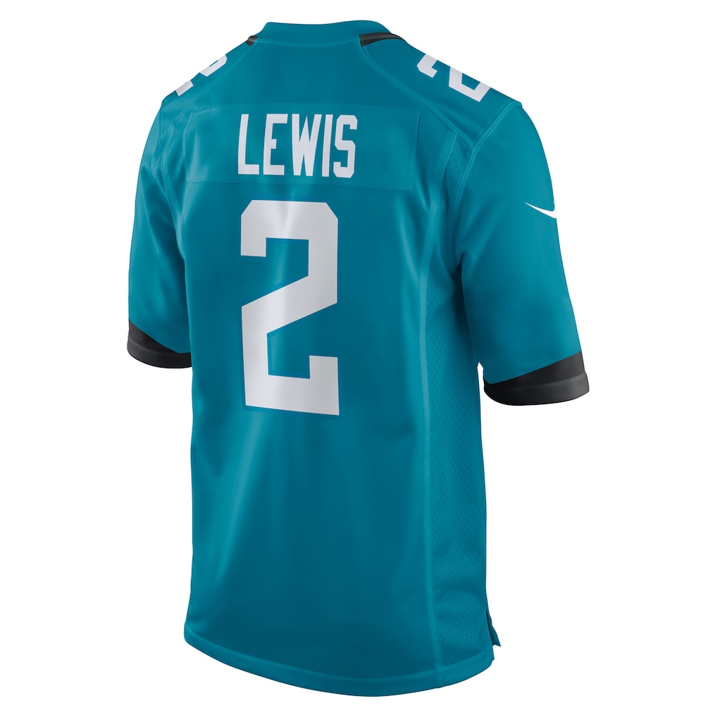 Odoa J.Jaguars #2 Jourdan Lewis Teal Team Game Jersey