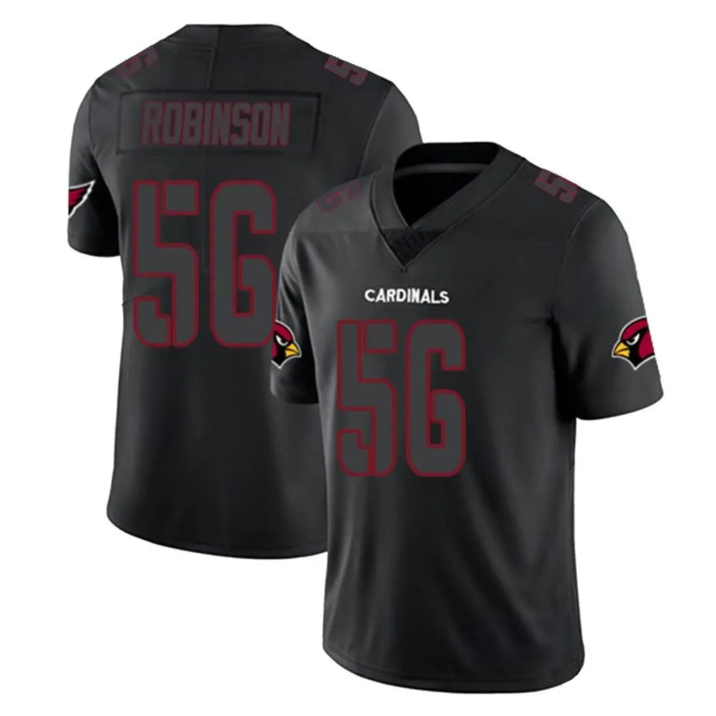 A.Cardinals #56 Darius Robinson Player Black Impact Limited Home Game Odoa Stitched Jerseys