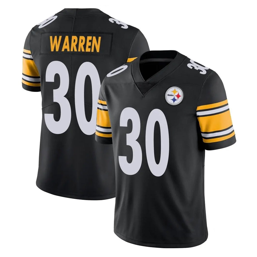 P.Steelers #30 Jaylen Warren Player Black Limited Vapor Untouchable Home Game Odoa Stitched Jerseys