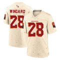 A.Cardinals #28 Andrew Wingard Player Cream Rivalries Collection Game Odoa Stitched Jerseys
