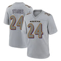 B.Ravens #24 Malaki Starks Player Gray Color Rush Vapor Untouchable Game Odoa Stitched Jerseys