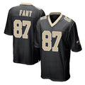 NO.Saints #87 Noah Fant Player Black Home Game Odoa Stitched Jerseys