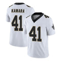 NO.Saints #41 Alvin Kamara Player White Limited Vapor Untouchable Home Game Odoa Stitched Jerseys