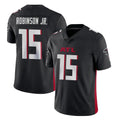 A.Falcons #15 Brian Robinson Player Black Vapor Untouchable Limited Home Game Odoa Stitched Jerseys