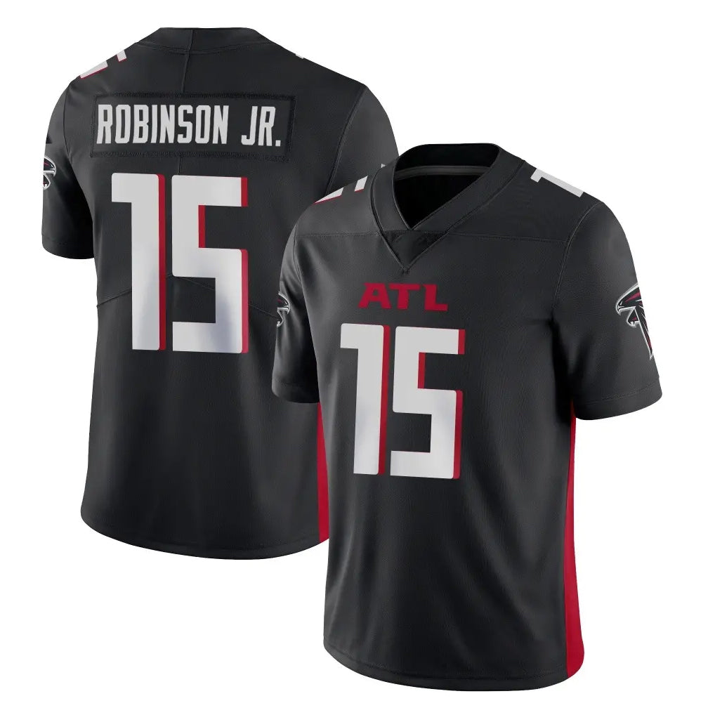 A.Falcons #15 Brian Robinson Player Black Vapor Untouchable Limited Home Game Odoa Stitched Jerseys