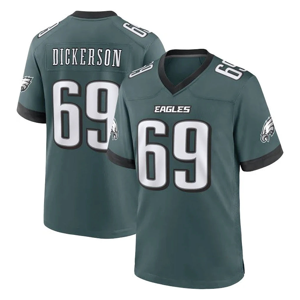 P.Eagles #69 Landon Dickerson Player Green Home Game Odoa Stitched Jerseys