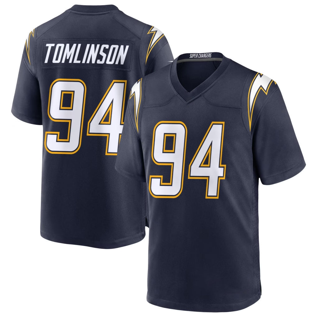 LA.Chargers #94 Dalvin Tomlinson Player Navy Alternate Home Game Odoa Stitched Jerseys