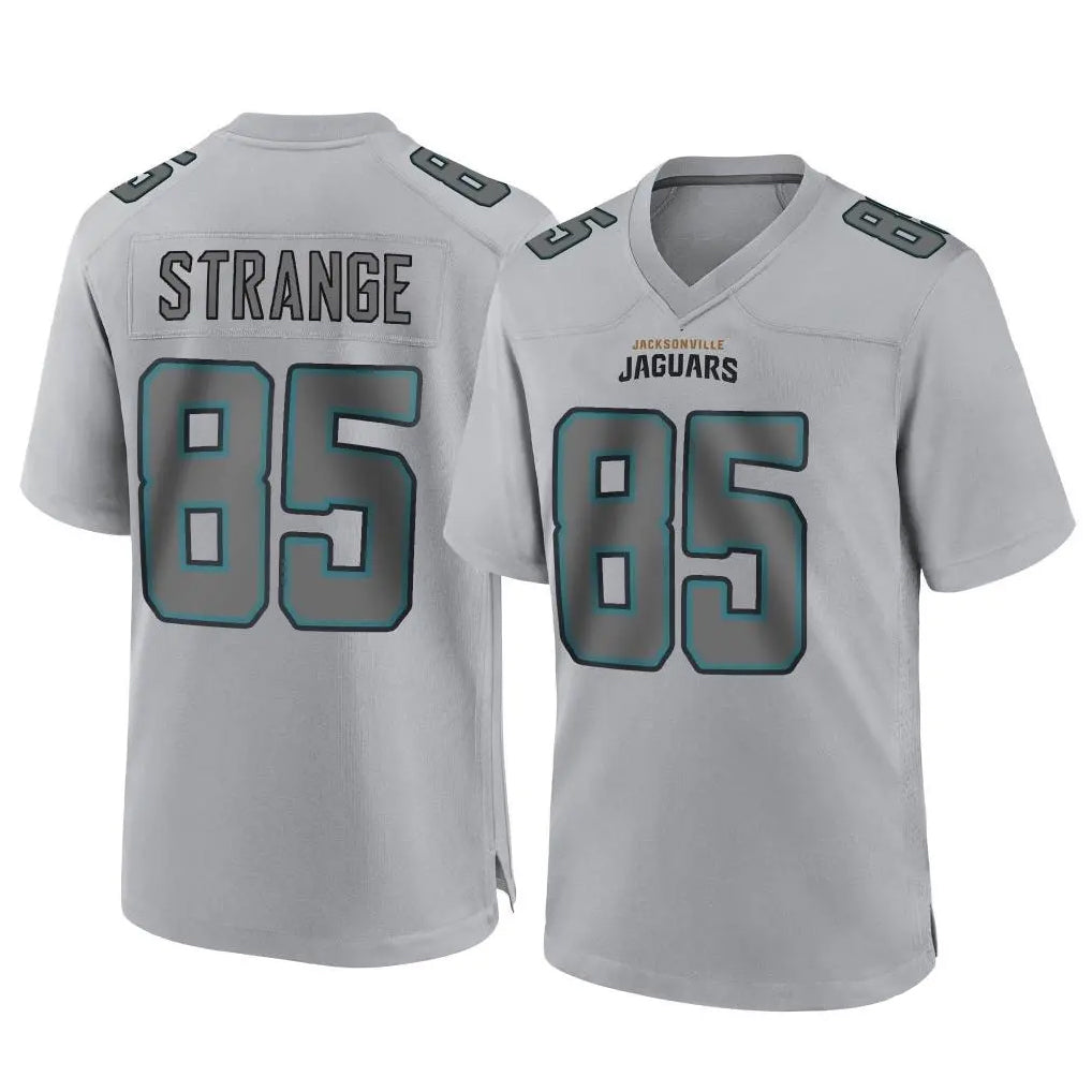 J.Jaguars #85 Brenton Strange Player Gray Atmosphere Fashion Home Game Odoa Stitched Jerseys