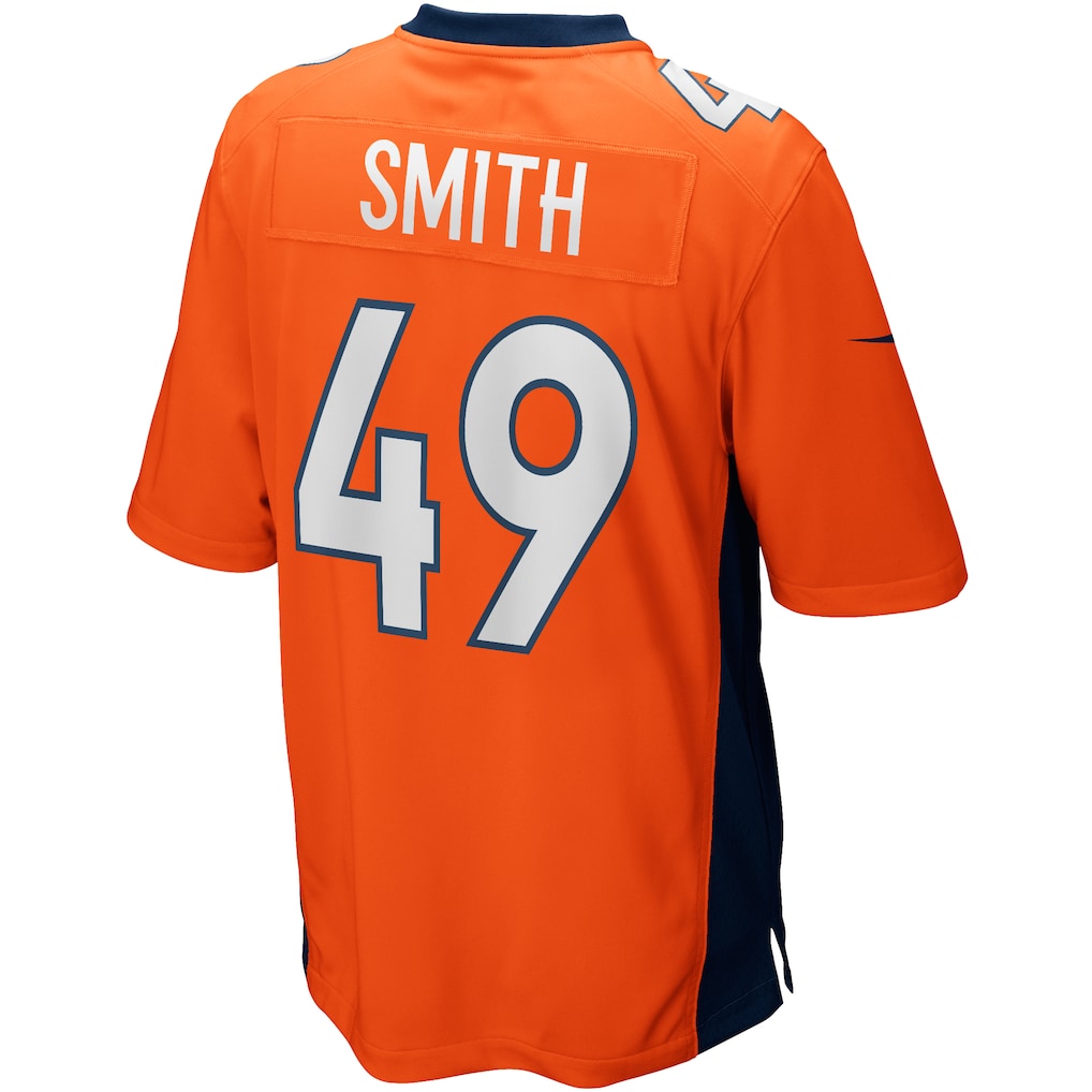 Odoa D.Broncos #49 Dennis Smith Orange Retired Player Alternate Game Jersey