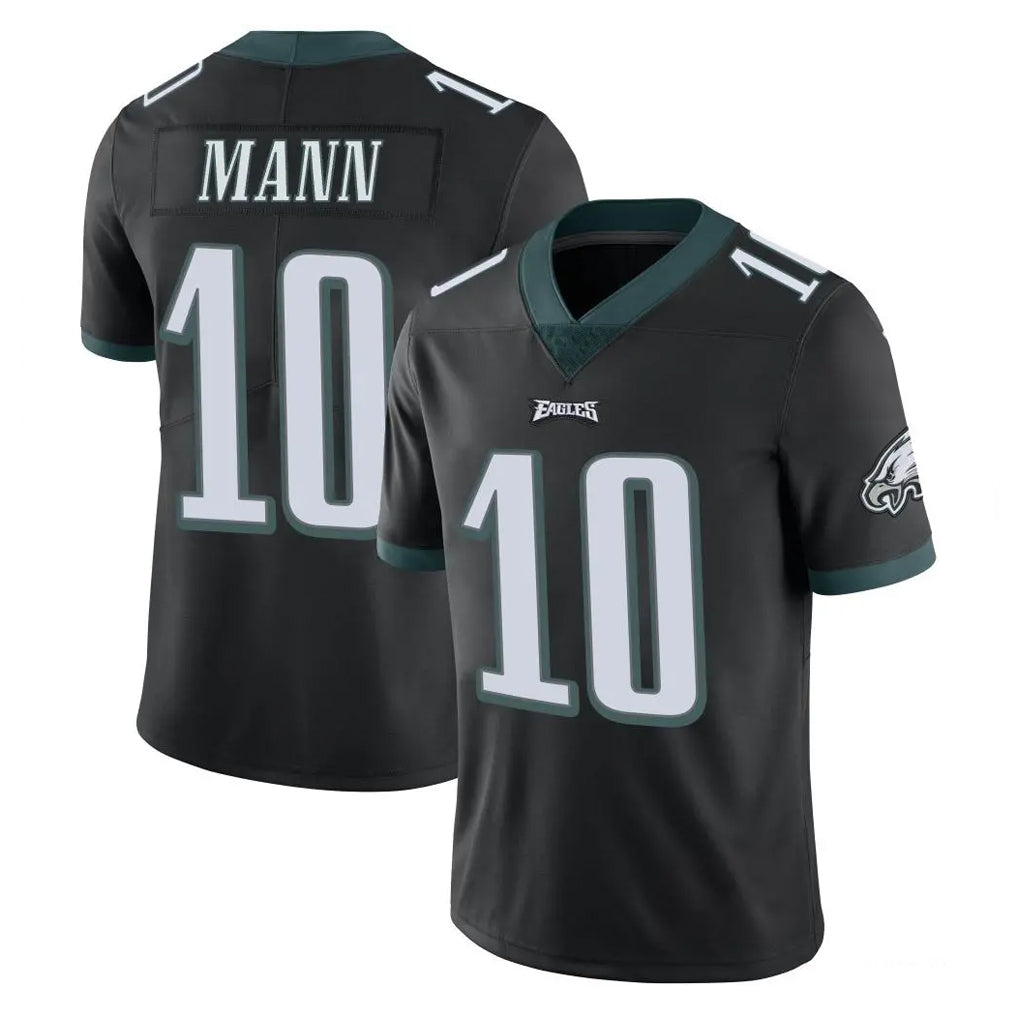 P.Eagles #10 Braden Mann Player Black Limited Vapor Untouchable Home Game Odoa Stitched Jerseys
