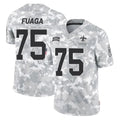 NO.Saints #75 Taliese Fuaga Player Arctic Camo Salute To Service Limited Game Odoa Stitched Jerseys