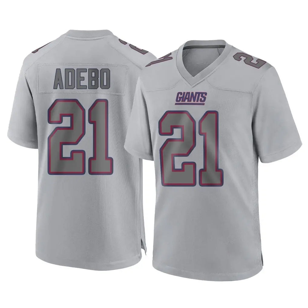 NY.Giants #21 Paulson Adebo Player Gray Atmosphere Fashion Limited Game Odoa Stitched Jerseys