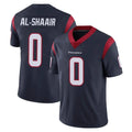 H.Texans #0 Azeez Al-Shaair Player Navy Limited Vapor Untouchable Home Game Odoa Stitched Jerseys
