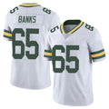 GB.Packers #65 Aaron Banks Player White Vapor Untouchable Limited Home Game Odoa Stitched Jerseys
