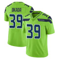 S.Seahawks #39 Ty Okada Player Green Limited Color Rush Home Game Odoa Stitched Jerseys