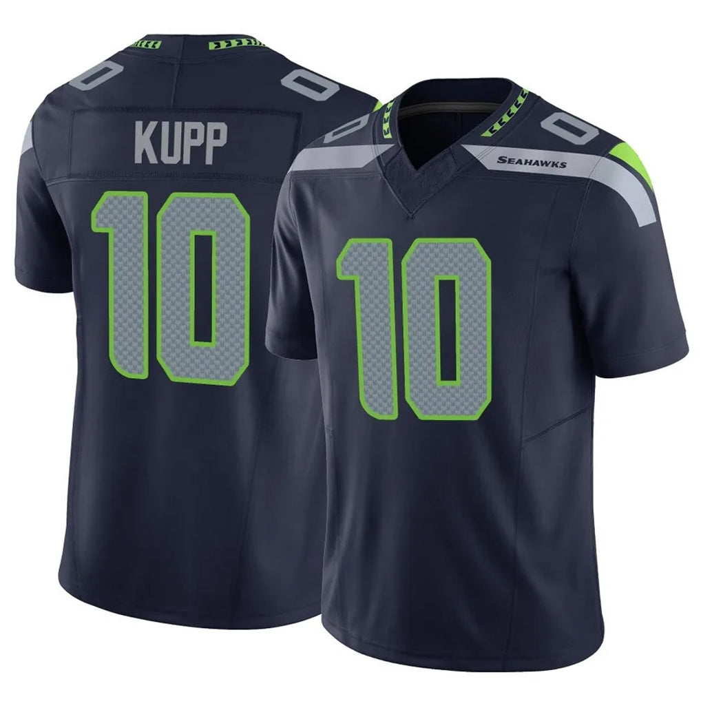 S.Seahawks #10 Cooper Kupp Player Navy Limited Vapor F.U.S.E. Home Game Odoa Stitched Jerseys