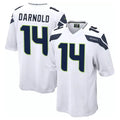 S.Seahawks #14 Sam Darnold Player White Home Game Odoa Stitched Jerseys
